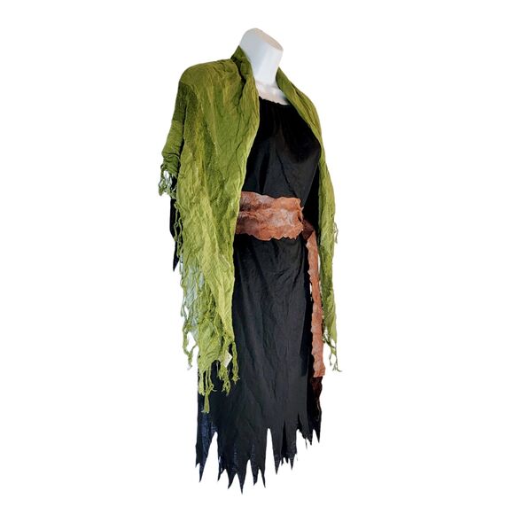 Gypsy Peasant Fortune Teller Halloween Costume Youth Size Large 6 Piece - Picture 3 of 12